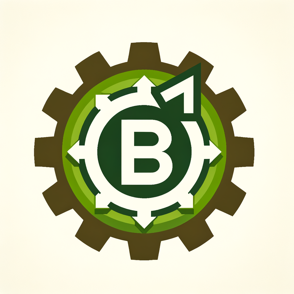 Das Kreislauf-Symbolik-Logo:

Designkonzept: Eine stilisierte Darstellung von zwei Pfeilen, die sich zu einem Kreis formen und das Recycling-Symbol nachbilden, integriert in die Silhouette eines Zahnrads, welches für Ingenieurskunst steht. Im Zentrum des Zahnrads ist das initial „B“ von BasChenics platziert, um die Marke im Kern der Kreislaufaktivitäten zu positionieren.
Farbschema: Grüntöne, um Nachhaltigkeit und Recycling zu symbolisieren, gepaart mit erdigen Brauntönen, die für die Materialien stehen, die in den Kreislauf zurückgeführt werden. Das BasChenics-„B“ könnte in einem kontrastierenden Weiß gehalten sein, um die Klarheit und Fokus der Marke hervorzuheben.
Einfachheit: Das Logo verwendet einfache Formen und klare Linien, um die Botschaft der Kreislaufwirtschaft zu kommunizieren, ohne dabei an Wiedererkennbarkeit zu verlieren, insbesondere in kleinen Formaten.